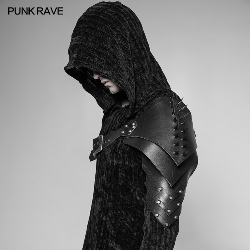 Punk Rave Asymmetric Spiked Harness