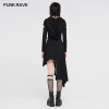 Punk Rave Hooded Asymmetric Dress