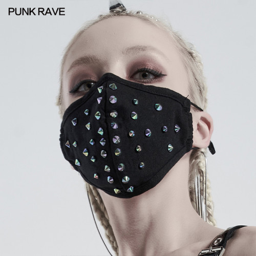 Punk Rave Studded Face Mask