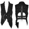 Punk Rave Asymmetric Distressed Vest