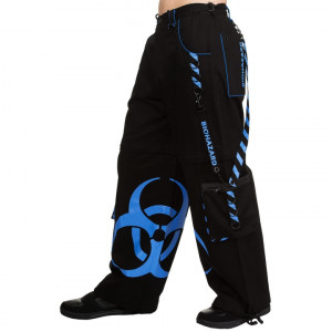 Blue Biohazard Wide Pants Blue Biohazard Wide Pants
