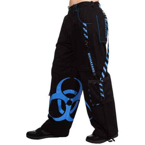 Blue Biohazard Wide Pants